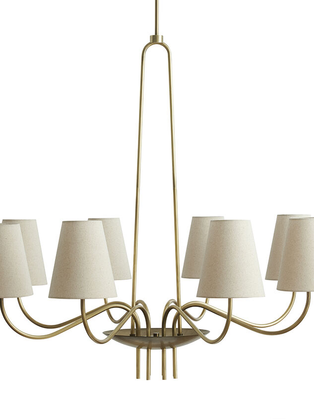 Delanney Linen Chandelier - TULLABEE