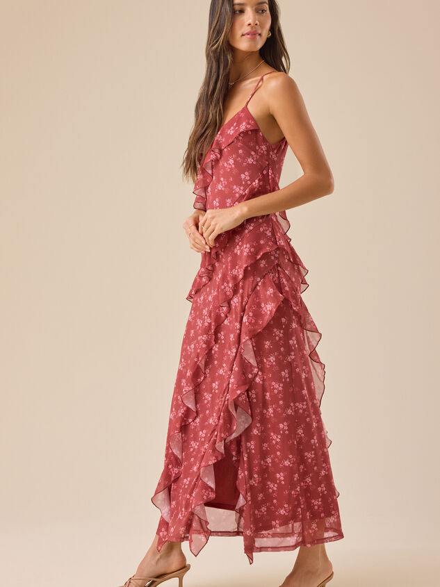 Ivy Floral Maxi Dress Detail 3 - TULLABEE