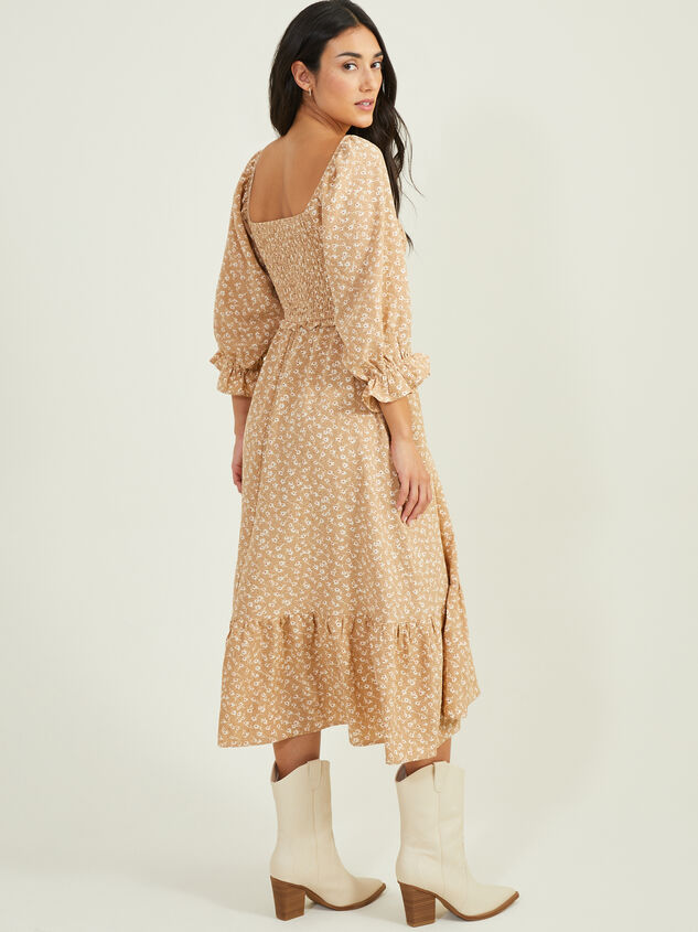 Annalise Floral Mama Dress Detail 5 - TULLABEE