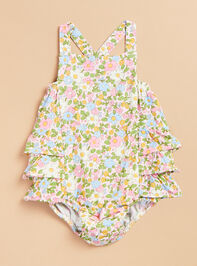 Kate Floral Ruffle Bodysuit - TULLABEE