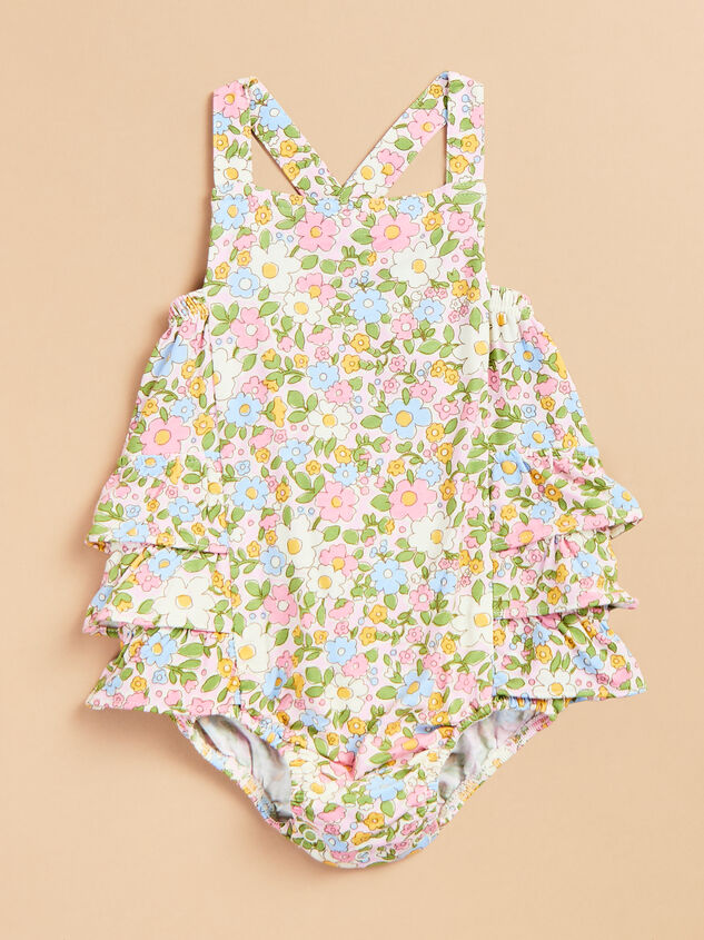 Kate Floral Ruffle Bodysuit - TULLABEE