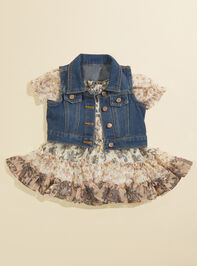 Brianna Dress and Jean Vest Set - TULLABEE