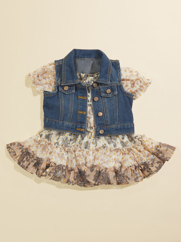 Brianna Dress and Jean Vest Set - TULLABEE