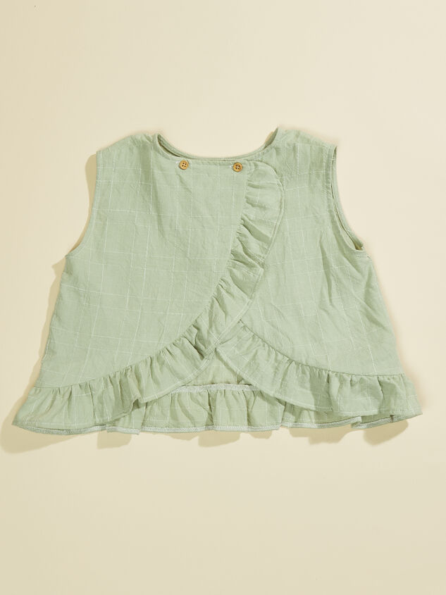 Aria Linen Top by Vignette Detail 2 - TULLABEE