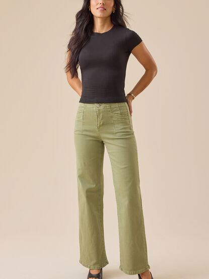 Khloe Straight Leg Pants - TULLABEE