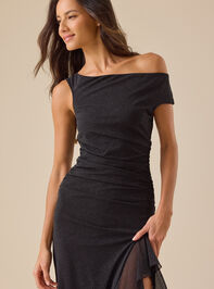 Kalea Mesh Maxi Dress Detail 2 - TULLABEE