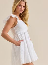 Rosy Mini Dress Detail 2 - TULLABEE