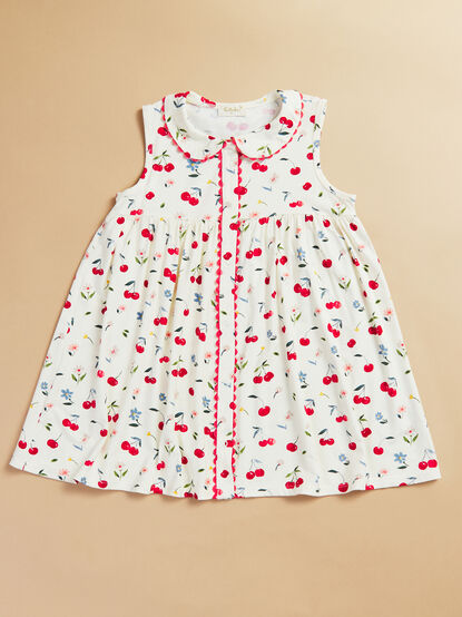Rory Cherry Flower Dress - TULLABEE