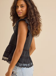 Elena Lace Babydoll Top Detail 3 - TULLABEE