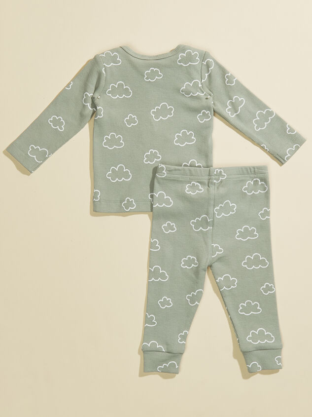 Cloudy Day Baby Lounge Set by Quincy Mae Detail 2 - TULLABEE