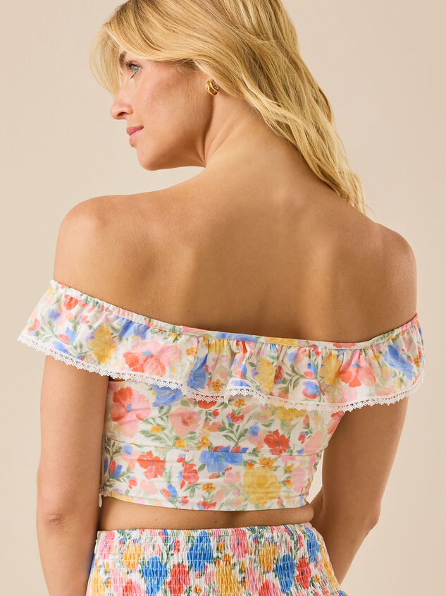 Lyra Floral Top Detail 7 - TULLABEE
