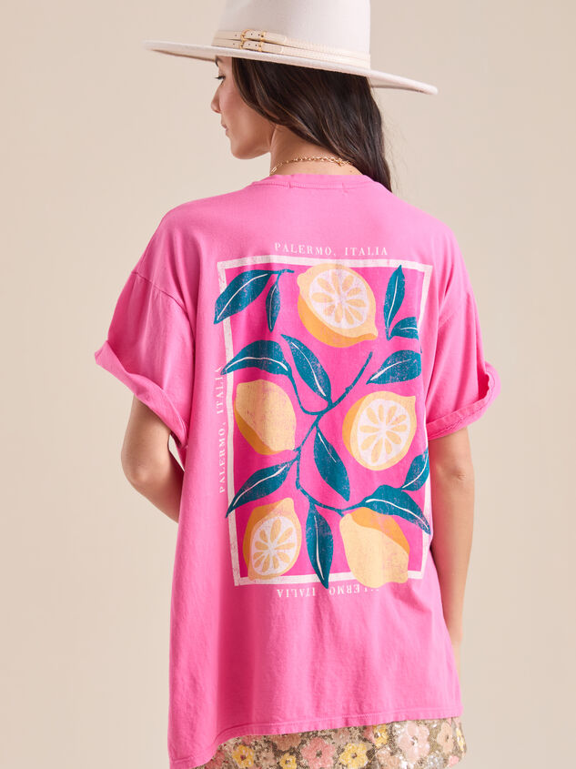 Palermo Oversized Tee Detail 2 - TULLABEE