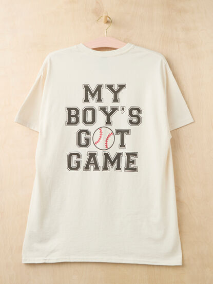 My Boy's Got Game Graphic Tee - TULLABEE