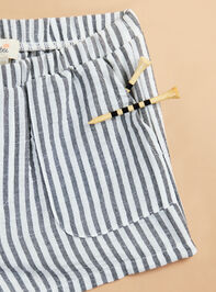 Eli Striped Short Detail 2 - TULLABEE