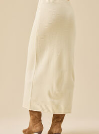 Shay Knit Midi Skirt Detail 6 - TULLABEE