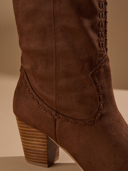 Finley Suede Boots By Billini - TULLABEE