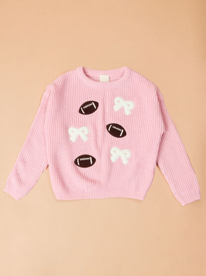 Sideline Sweetheart Sweater - TULLABEE