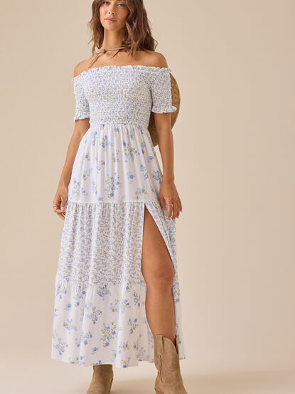 Aria Floral Maxi Dress - TULLABEE