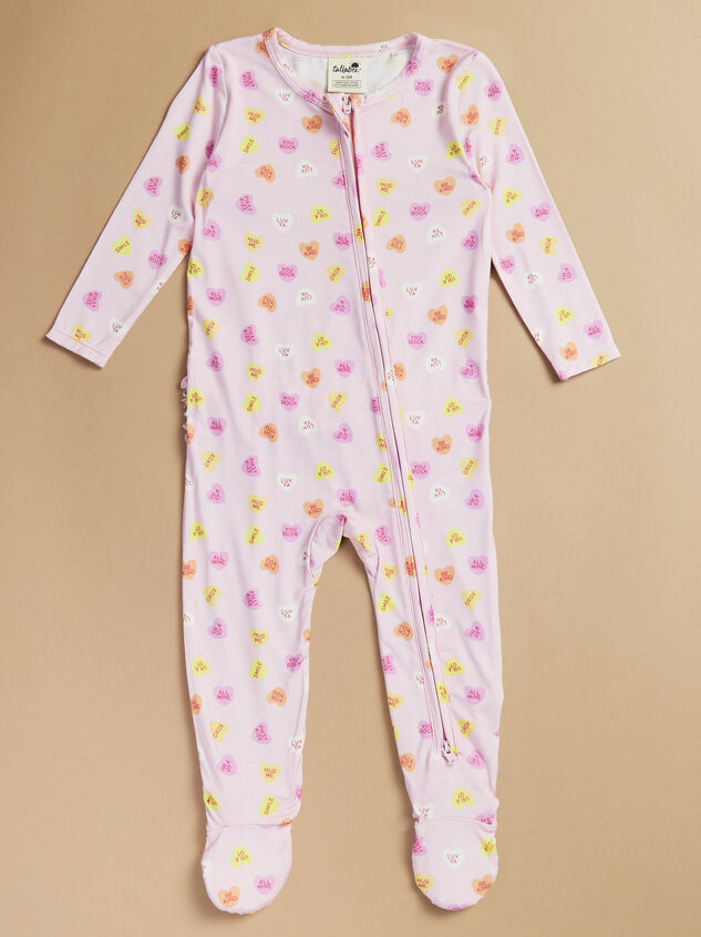 Candy Hearts Footie - TULLABEE