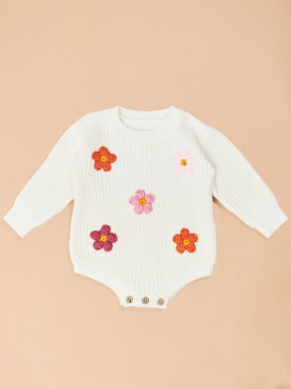 Polly Petal Sweater Bubble by Mud Pie - TULLABEE
