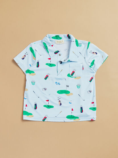 Golf Things Baby Polo and Shorts Set - TULLABEE