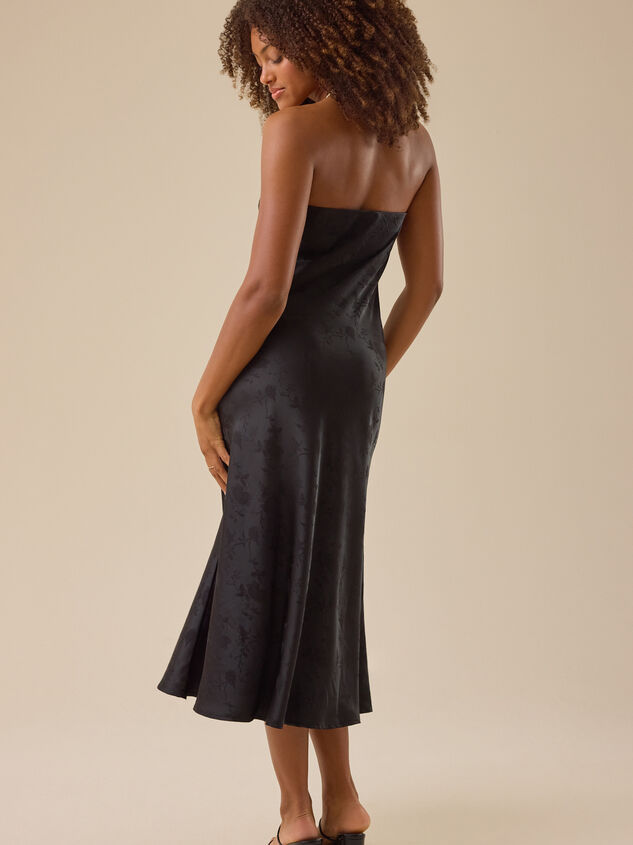 Carleigh Stain Midi Dress Detail 4 - TULLABEE