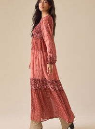 Jolie Floral Maxi Dress Detail 3 - TULLABEE