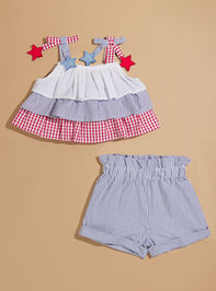 USA Baby Star Tank and Shorts Set Detail 2 - TULLABEE