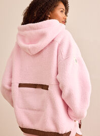 Sherpa Oversized Court Hoodie Detail 5 - TULLABEE