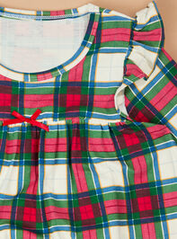 Harley Holiday Plaid Dress Detail 2 - TULLABEE
