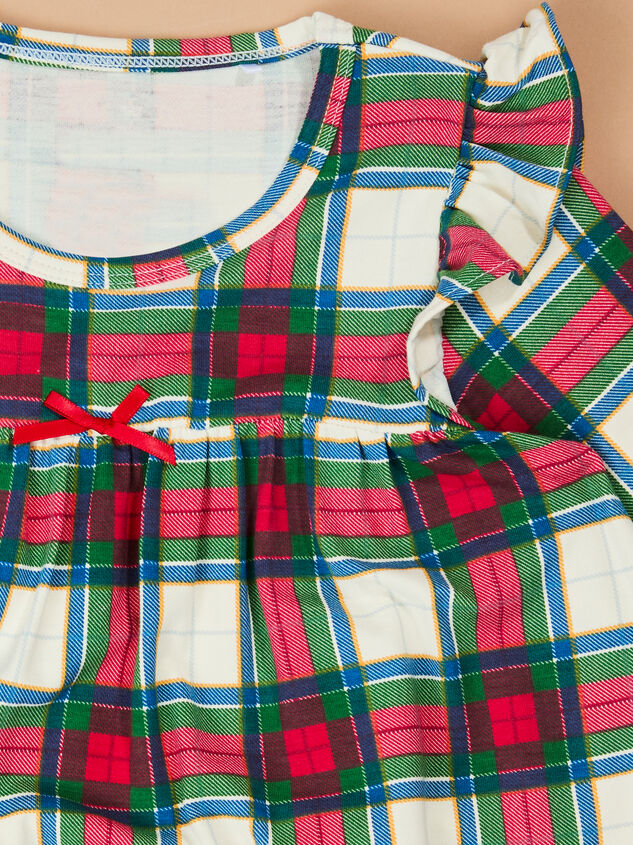 Harley Holiday Plaid Dress Detail 2 - TULLABEE