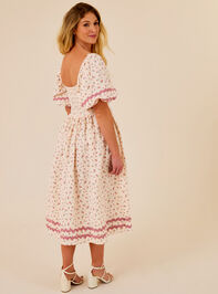 Zoey Floral Mama Dress Detail 5 - TULLABEE