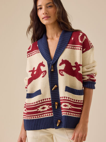 Bonnie Horse Cardigan - TULLABEE