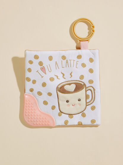 Love You A Latte Crinkle Teether - TULLABEE
