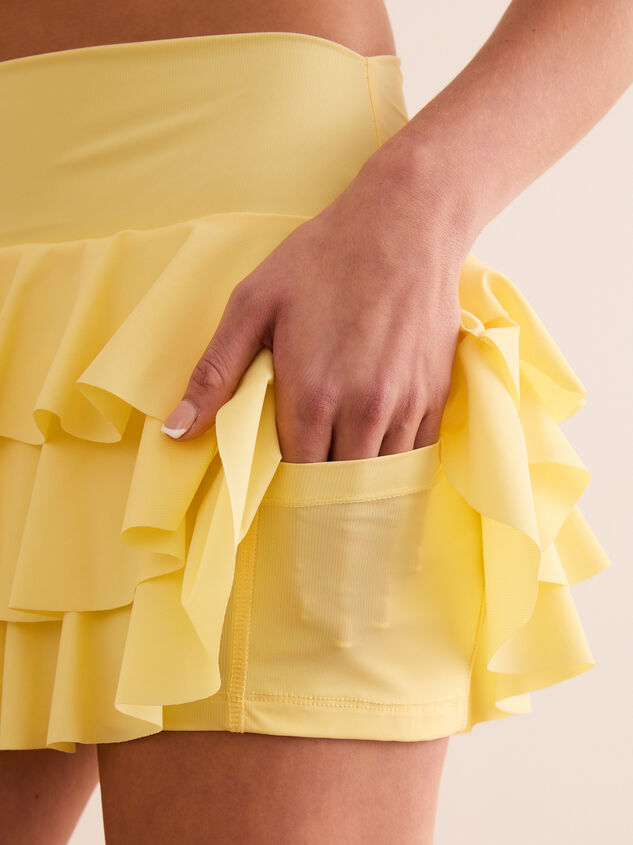 Courtside Tiered Ruffle Skort Detail 8 - TULLABEE