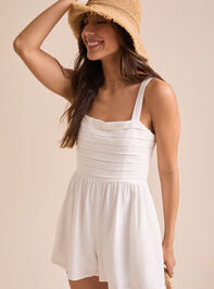 Austina Pleated Romper Detail 6 - TULLABEE