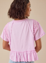 Lilah Peplum Top Detail 6 - TULLABEE