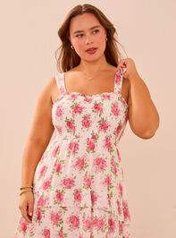 Kenzara Floral Maxi Dress Detail 4 - TULLABEE