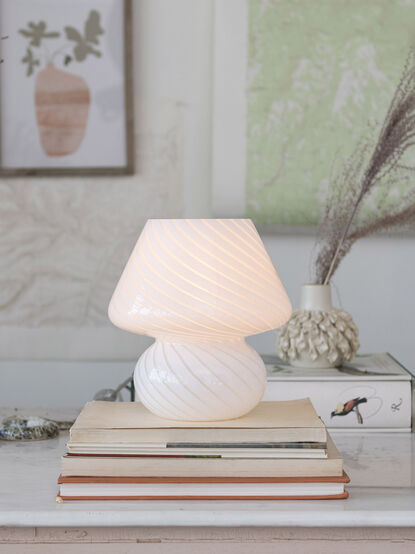 Blown Glass Table Lamp - TULLABEE