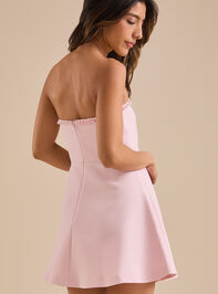 Londyn Strapless Mini Dress Detail 5 - TULLABEE
