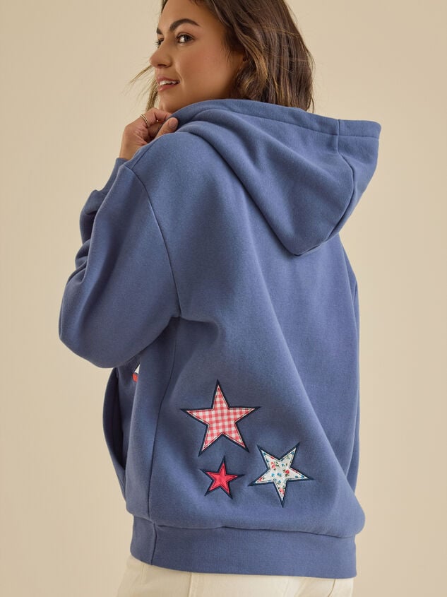 Montauck Sailing Hoodie Detail 2 - TULLABEE