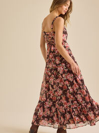 Nini Floral Corset Dress Detail 2 - TULLABEE