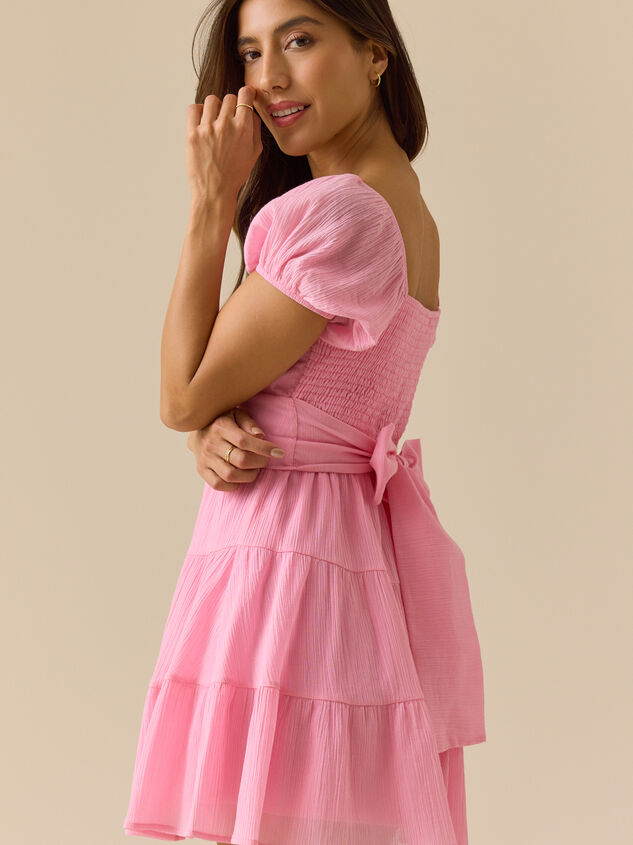 Tiff Mini Dress Detail 3 - TULLABEE