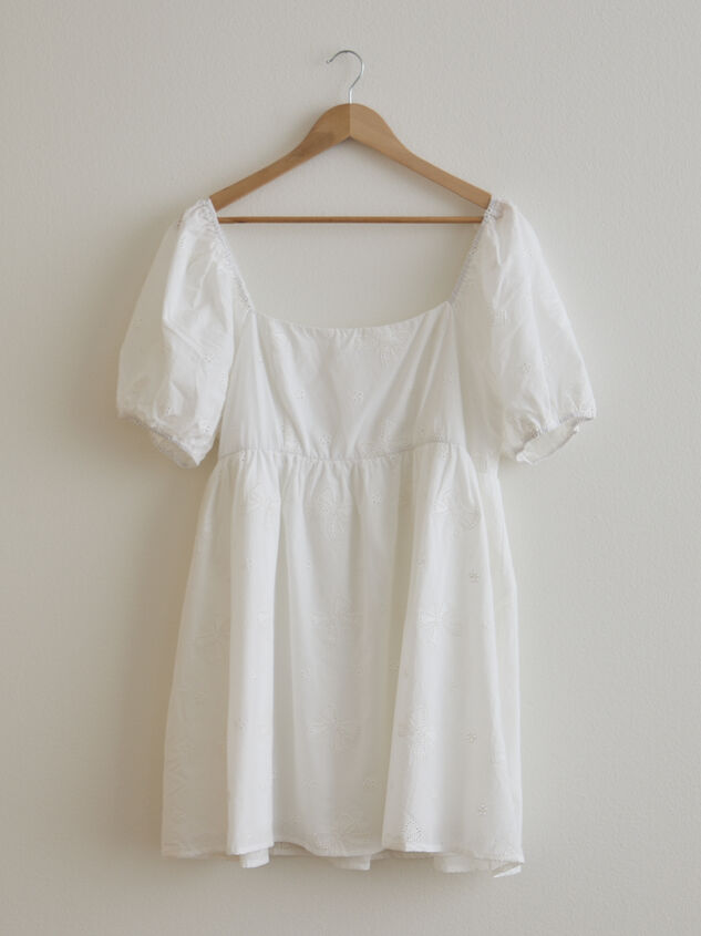 Meara Eyelet Bow Dress - TULLABEE
