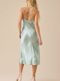 Andrea Satin Maxi Dress Detail 5 - TULLABEE