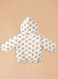 Liliput Floral Quilted Jacket by Quincy Mae Detail 2 - TULLABEE