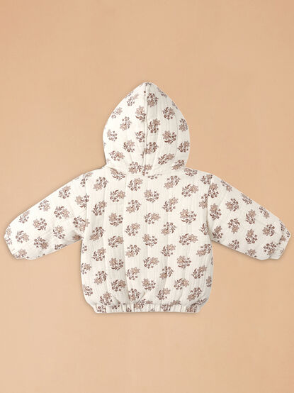Liliput Floral Quilted Jacket by Quincy Mae - TULLABEE