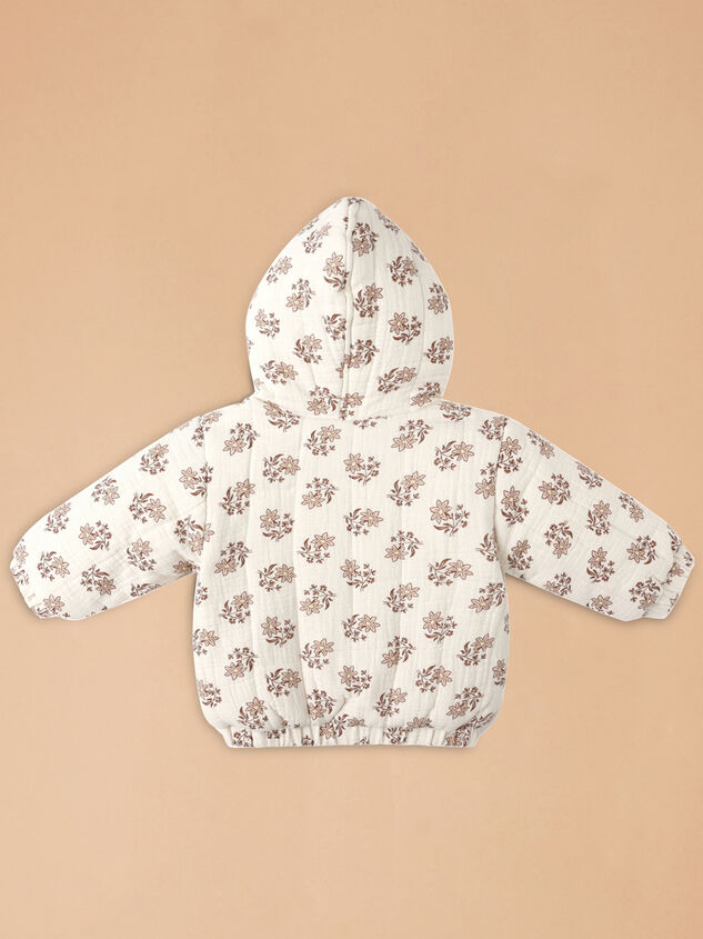 Liliput Floral Quilted Jacket by Quincy Mae Detail 2 - TULLABEE