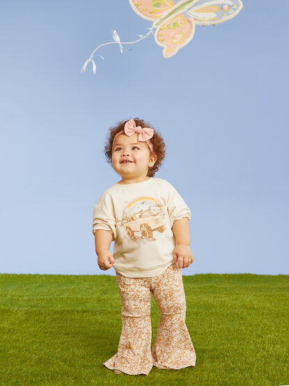 Olivia Floral Flares - TULLABEE