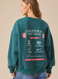 Hot Cocoa Recipe Sweatshirt - TULLABEE
